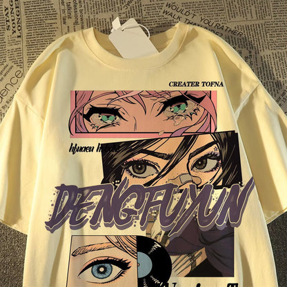 Men's Loose-fit Printed Short-sleeve T-shirt