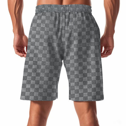 Men's Loose-fitting Casual Heavyweight Jacquard Shorts