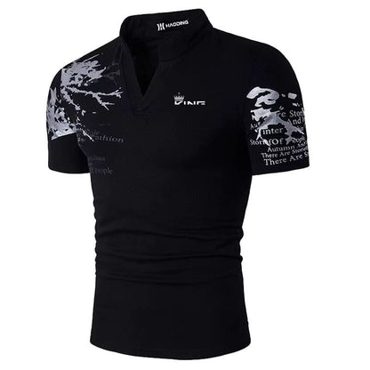 Mens Digital-Print Short-Sleeve Shirt
