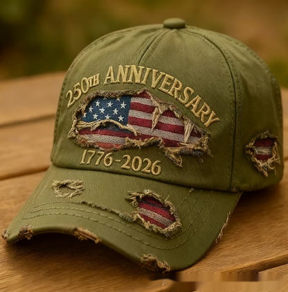 Korean-style Versatile Vintage Distressed English Baseball Cap