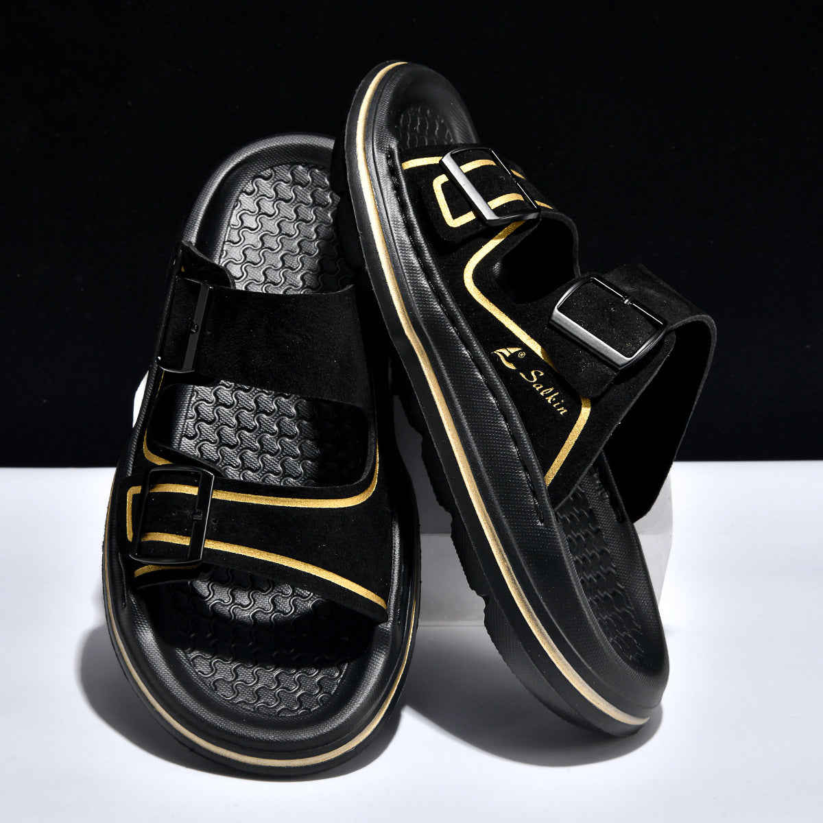One-word Slide Thick-soled Non-slip Beach Shoes