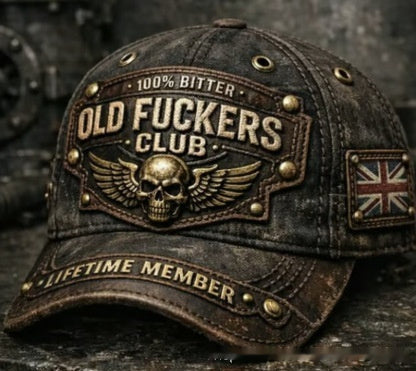 Korean-style Versatile Vintage Distressed English Baseball Cap
