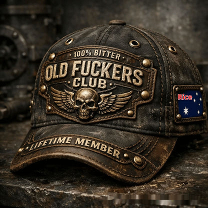 Korean-style Versatile Vintage Distressed English Baseball Cap
