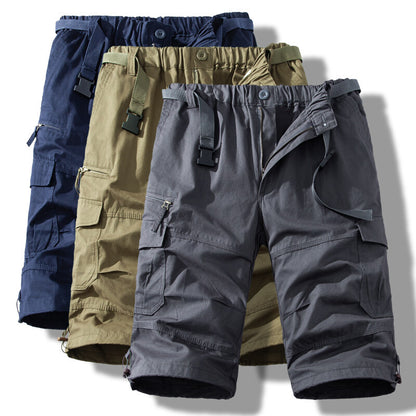 Summer Cotton Thin Overalls For Men