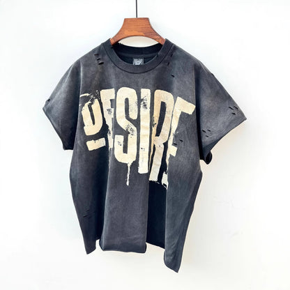 Punk Art Pattern Crewneck Short-sleeve Pullover