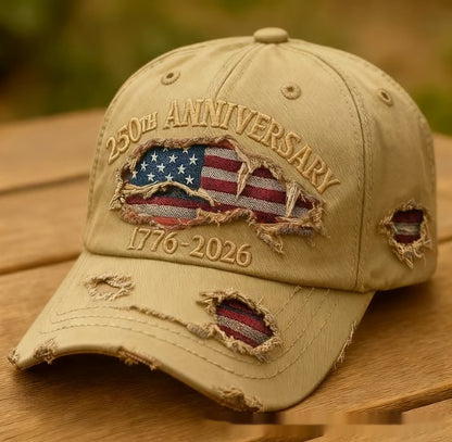 Korean-style Versatile Vintage Distressed English Baseball Cap