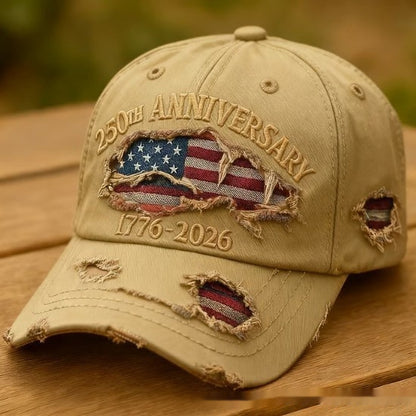 Korean-style Versatile Vintage Distressed English Baseball Cap