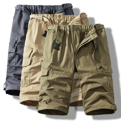 Summer Cotton Thin Overalls For Men