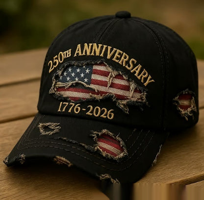 Korean-style Versatile Vintage Distressed English Baseball Cap