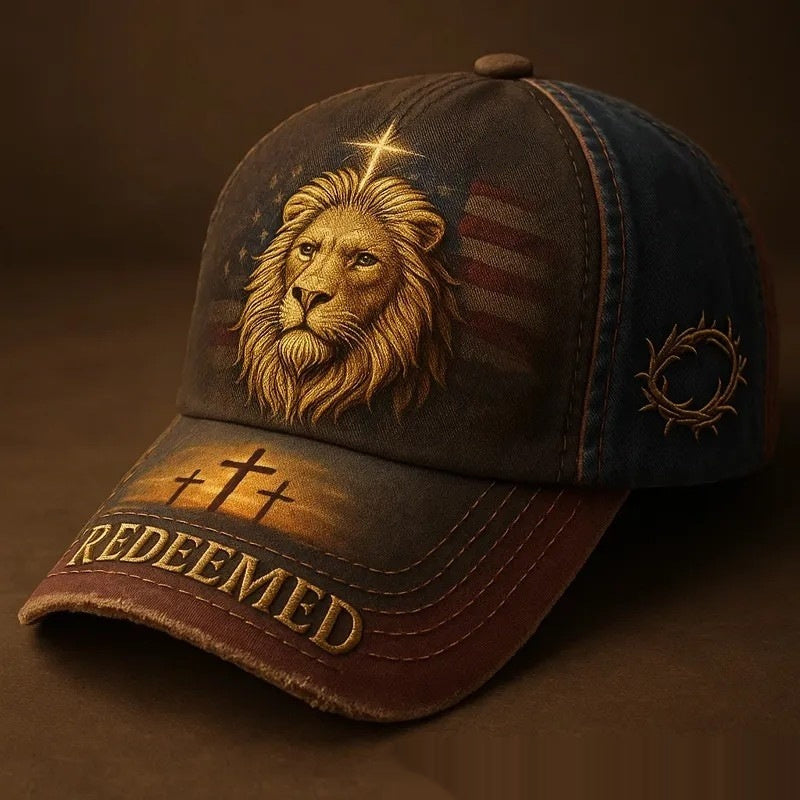 Korean-style Versatile Vintage Distressed English Baseball Cap