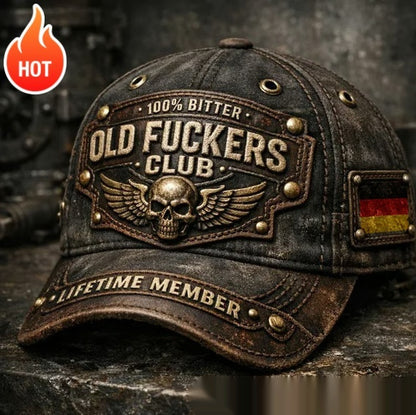 Korean-style Versatile Vintage Distressed English Baseball Cap
