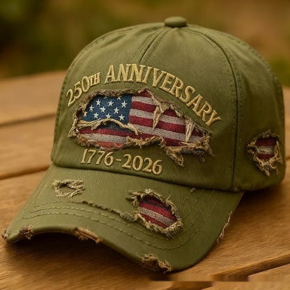 Korean-style Versatile Vintage Distressed English Baseball Cap